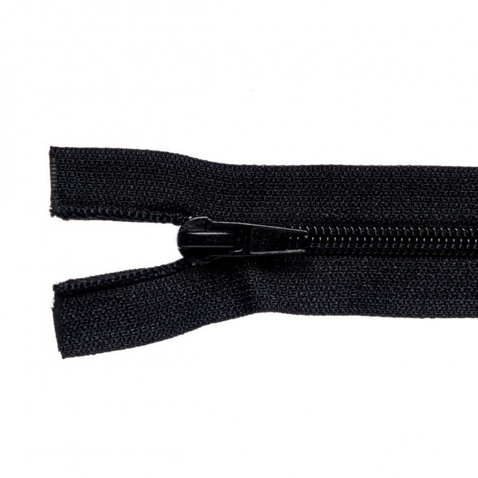 Spiral zipper 6mm, 2 sliders, open end, 85cm
