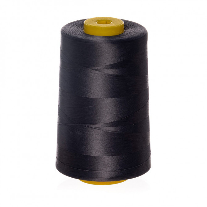 Textured filament thread, 100% polyester, N150, 10.000m/cone, (1846) charocal