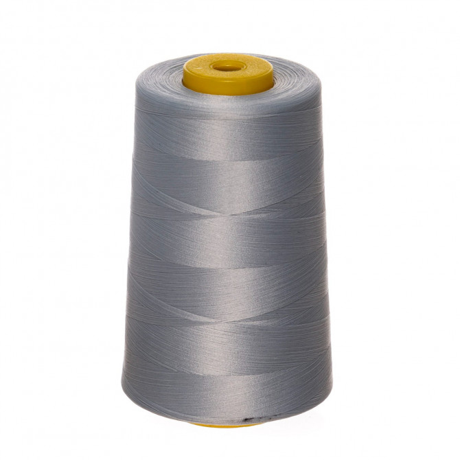 Textured filament thread, 100% polyester, N150, 10.000m/cone, (1710) light gray