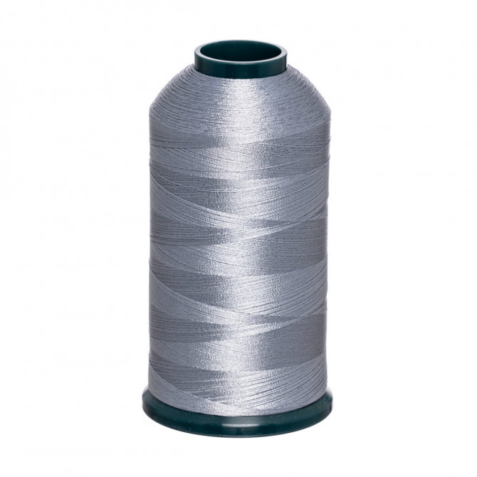 Embroidery thread 100% polyester, 5000m/cone, (1729) Gray