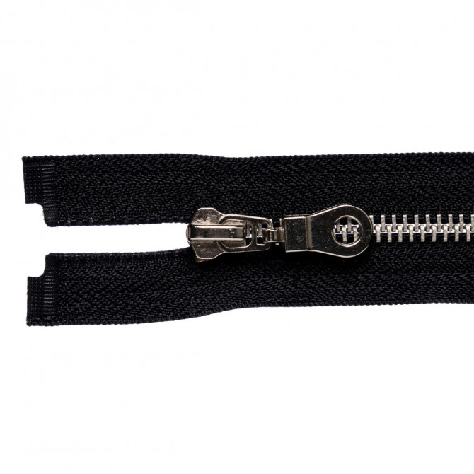 Metal zipper 6mm, 1 slider, open end, 60cm