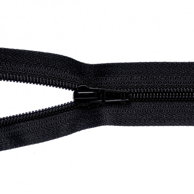 Spiral zipper 6mm, 1 slider, close end, 25cm