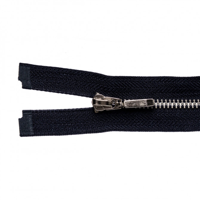 Metal zipper 4mm, 1 slider, closed end, 12cm