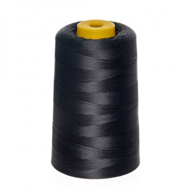Textured filament thread, 100% polyester, N150, 10.000m/cone, (1291) charocal