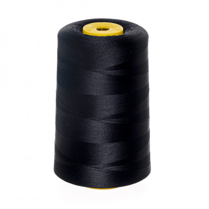 Textured filament thread, 100% polyester, N150, 10.000m/cone, (2044) blue black